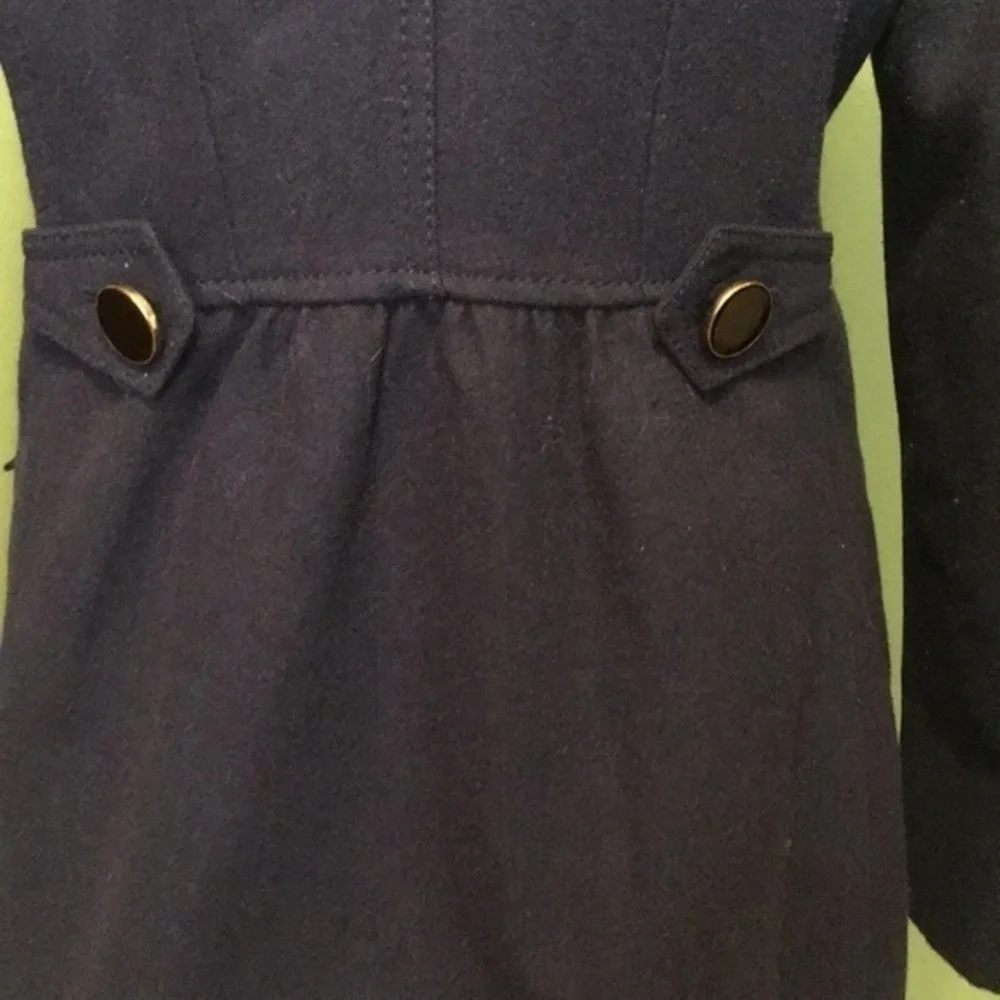 Express‎ cobalt blue double breasted pea coat